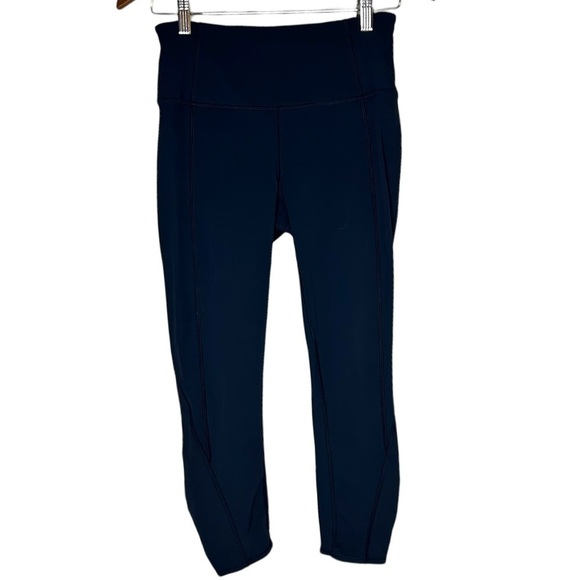 Lululemon On Your Mark Crop 23" Nocturnal Teal - Picture 5 of 14